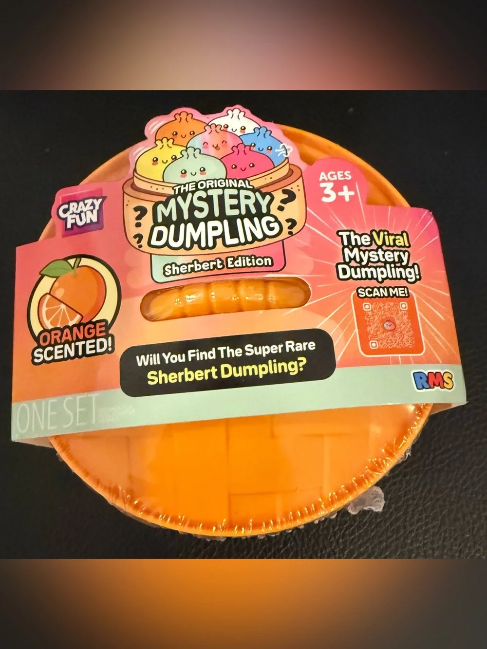 RMS CRAZY FUN MYSTERY SHERBET EDITION DUMPLING. ORIGINAL CITRUS SCENT. VIRAL NWT